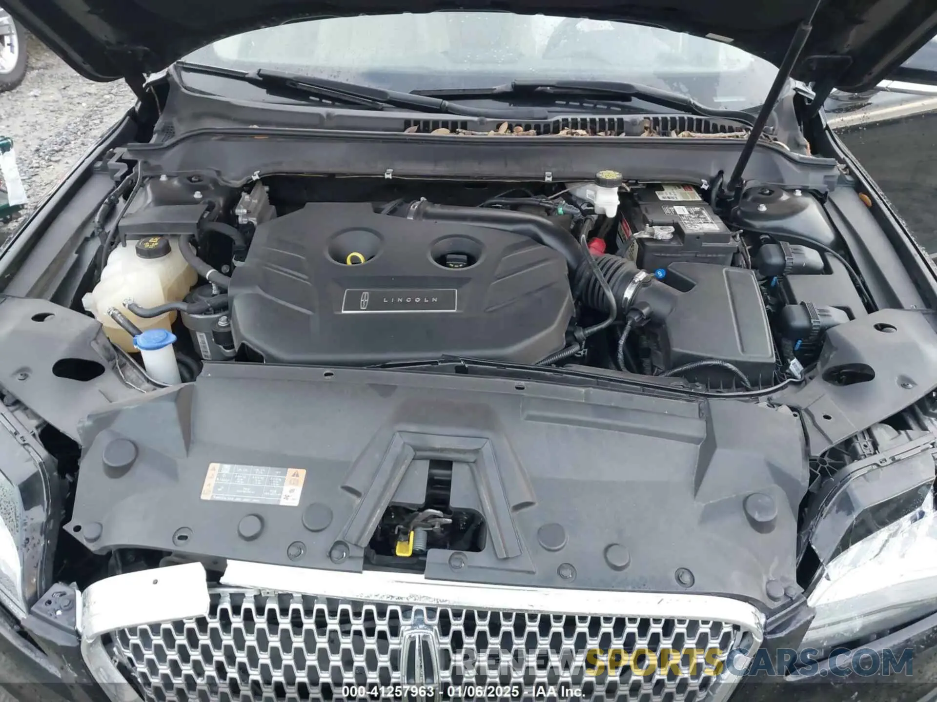 10 fotografías del automóvil dañado 3LN6L5E97KR604908 LINCOLN MKZ 2019