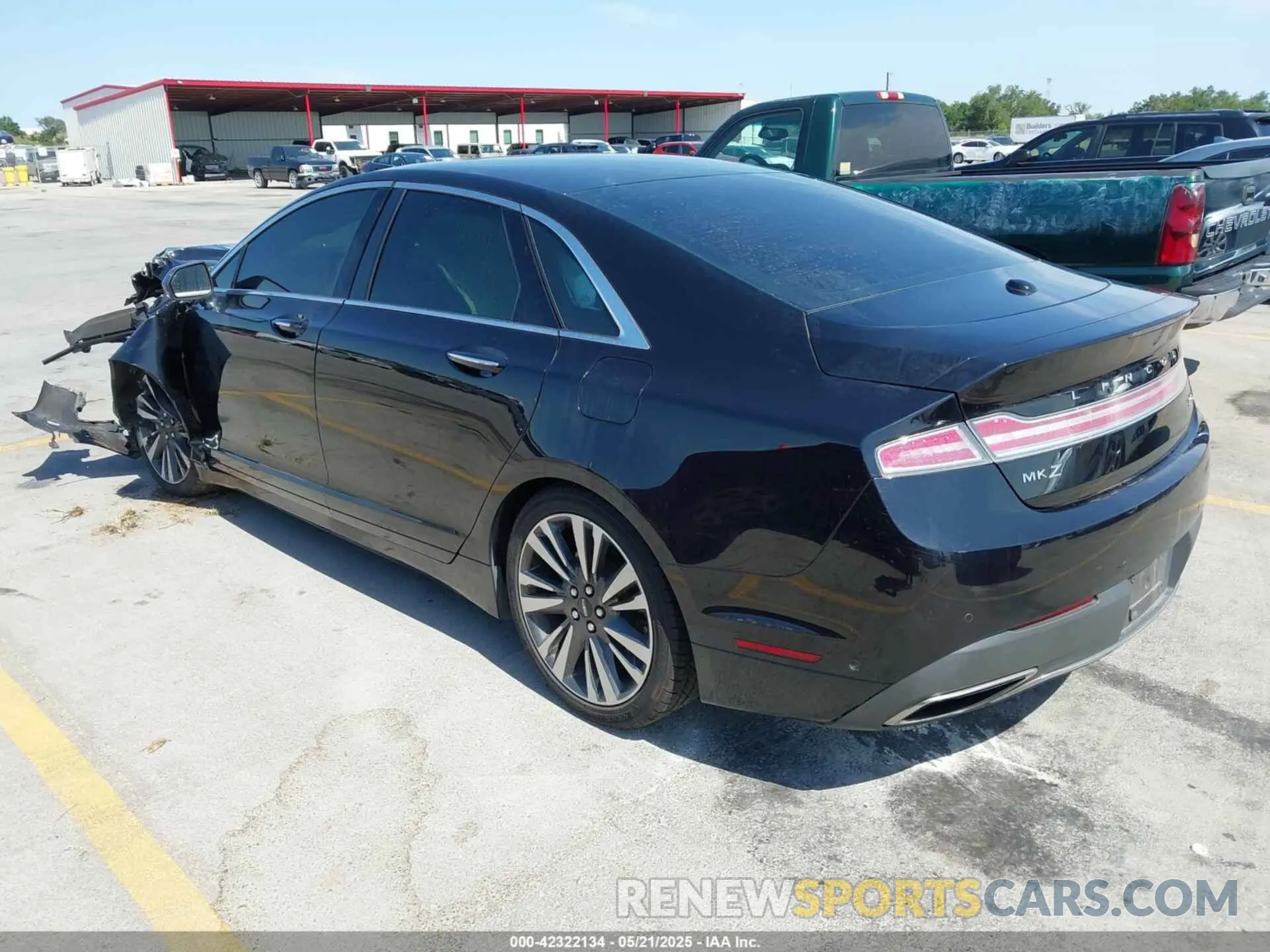 3 fotografías del automóvil dañado 3LN6L5EC8KR629330 LINCOLN MKZ 2019