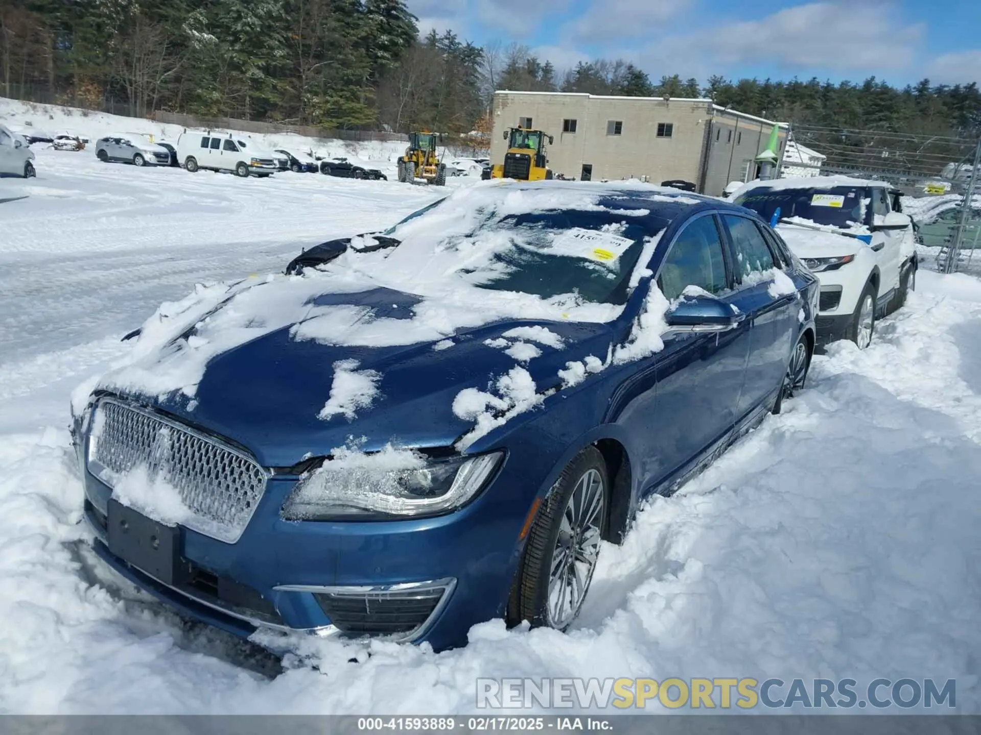 2 fotografías del automóvil dañado 3LN6L5F99KR631770 LINCOLN MKZ 2019