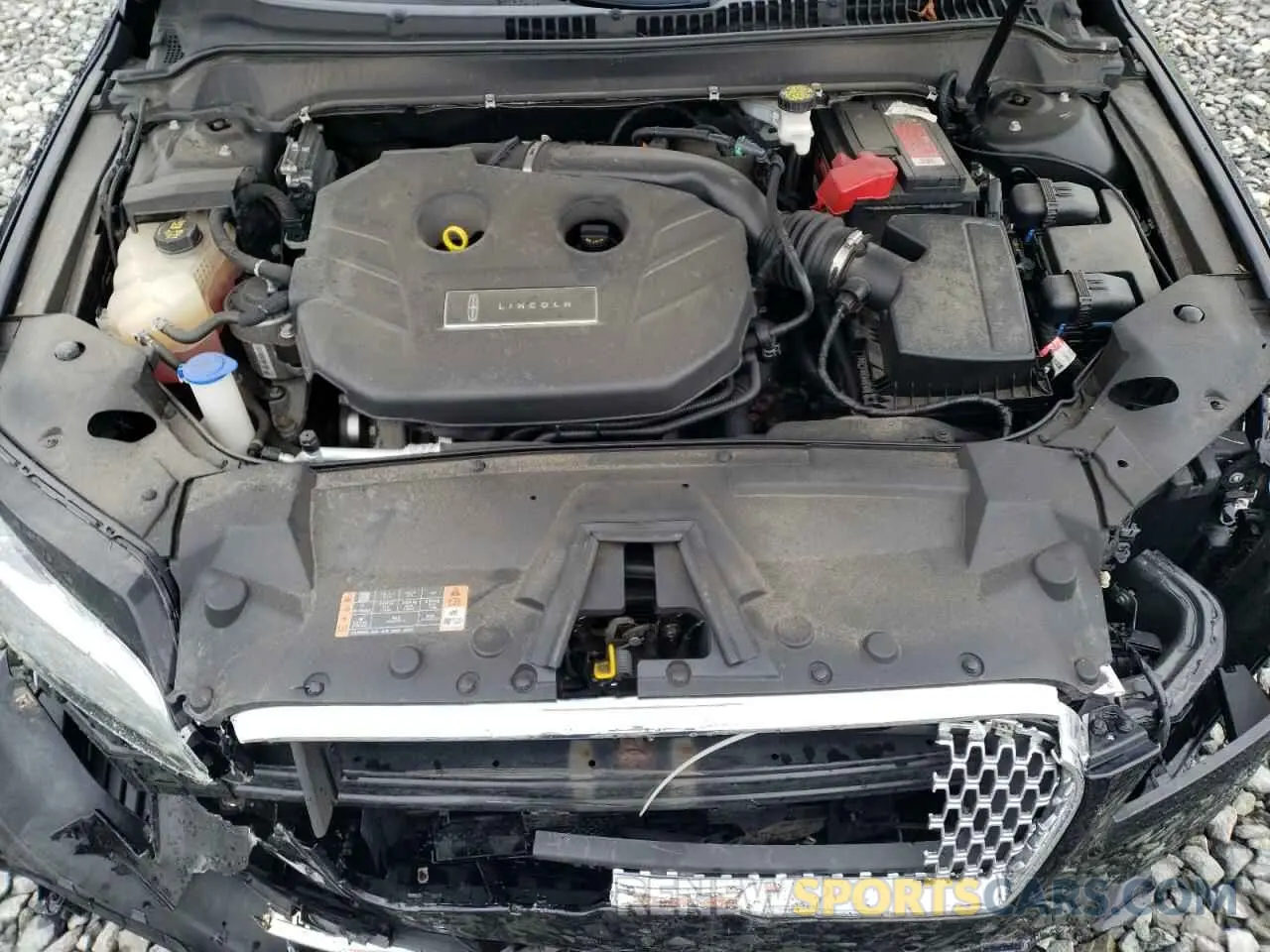 11 fotografías del automóvil dañado 3LN6L5F9XKR601368 LINCOLN MKZ 2019