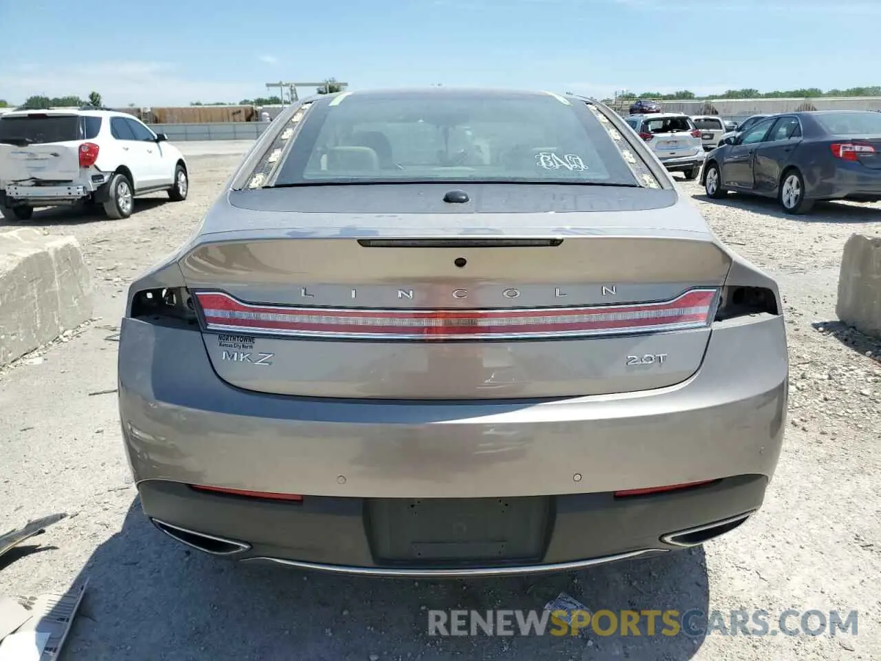 6 fotografías del automóvil dañado 3LN6L5E93LR614529 LINCOLN MKZ 2020