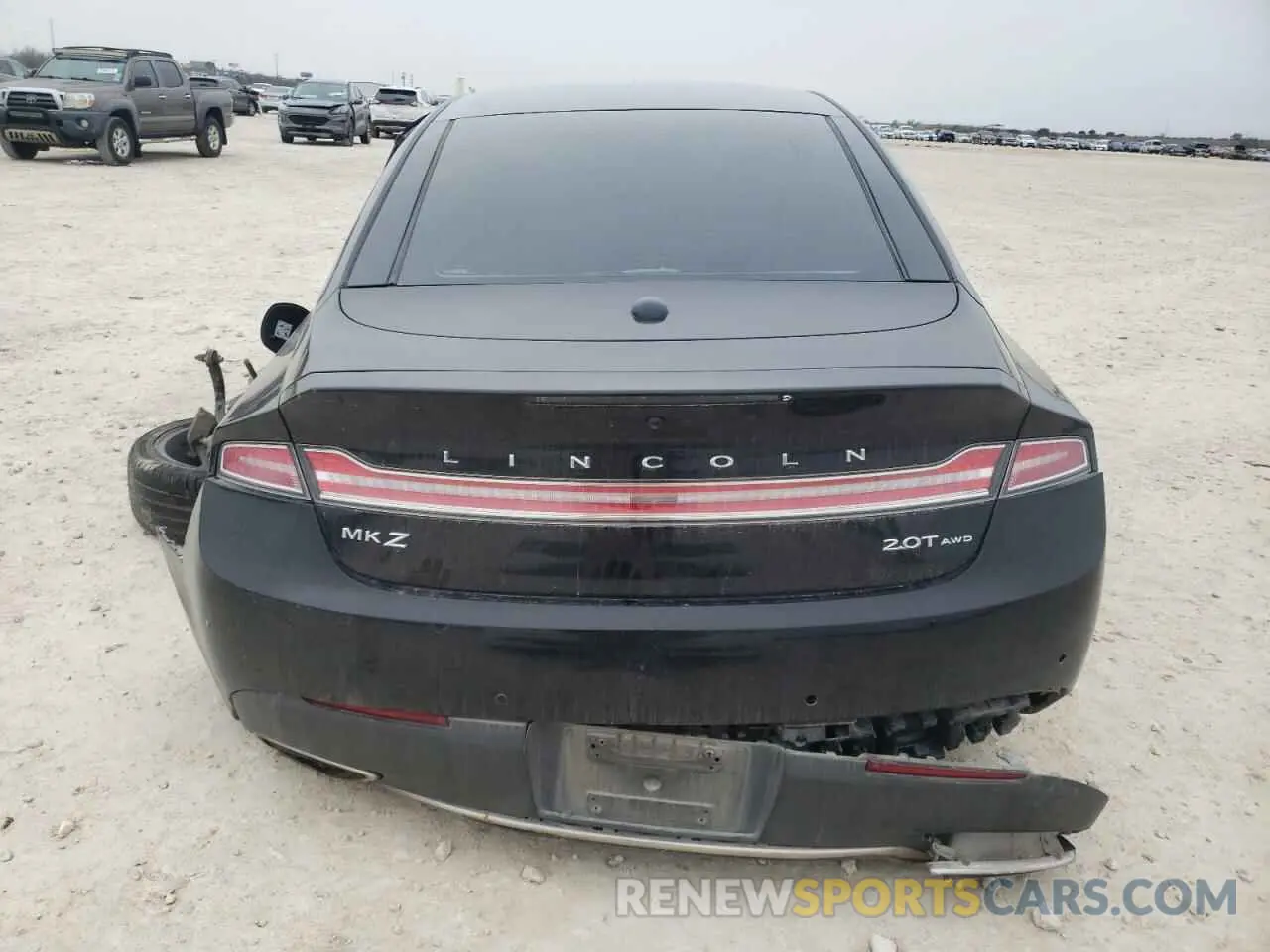 6 fotografías del automóvil dañado 3LN6L5F92LR603505 LINCOLN MKZ 2020