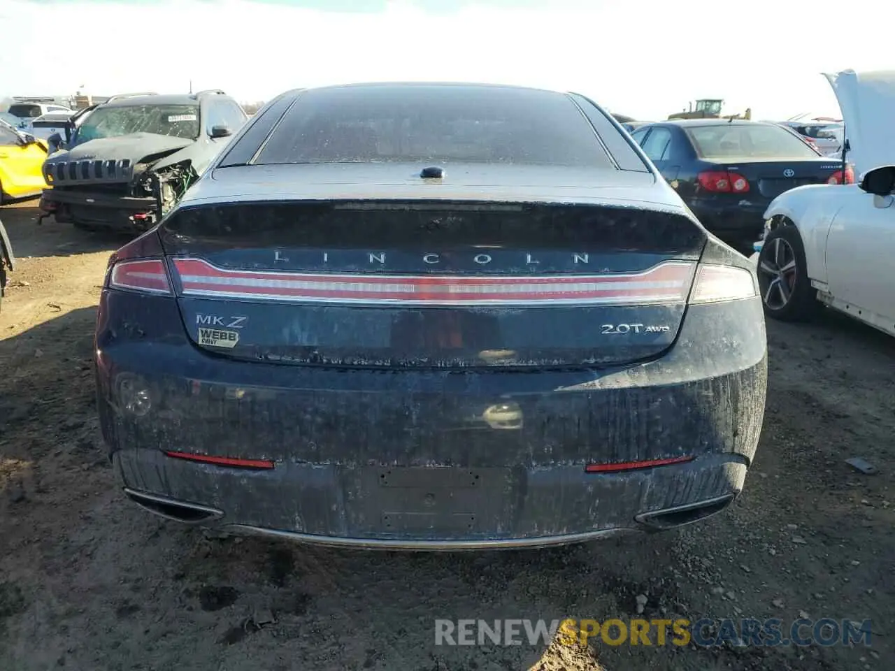 6 fotografías del automóvil dañado 3LN6L5F94LR621228 LINCOLN MKZ 2020