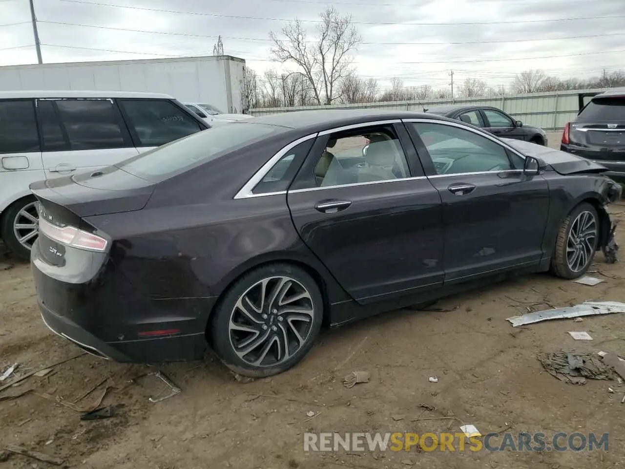 3 fotografías del automóvil dañado 3LN6L5F95LR609041 LINCOLN MKZ 2020