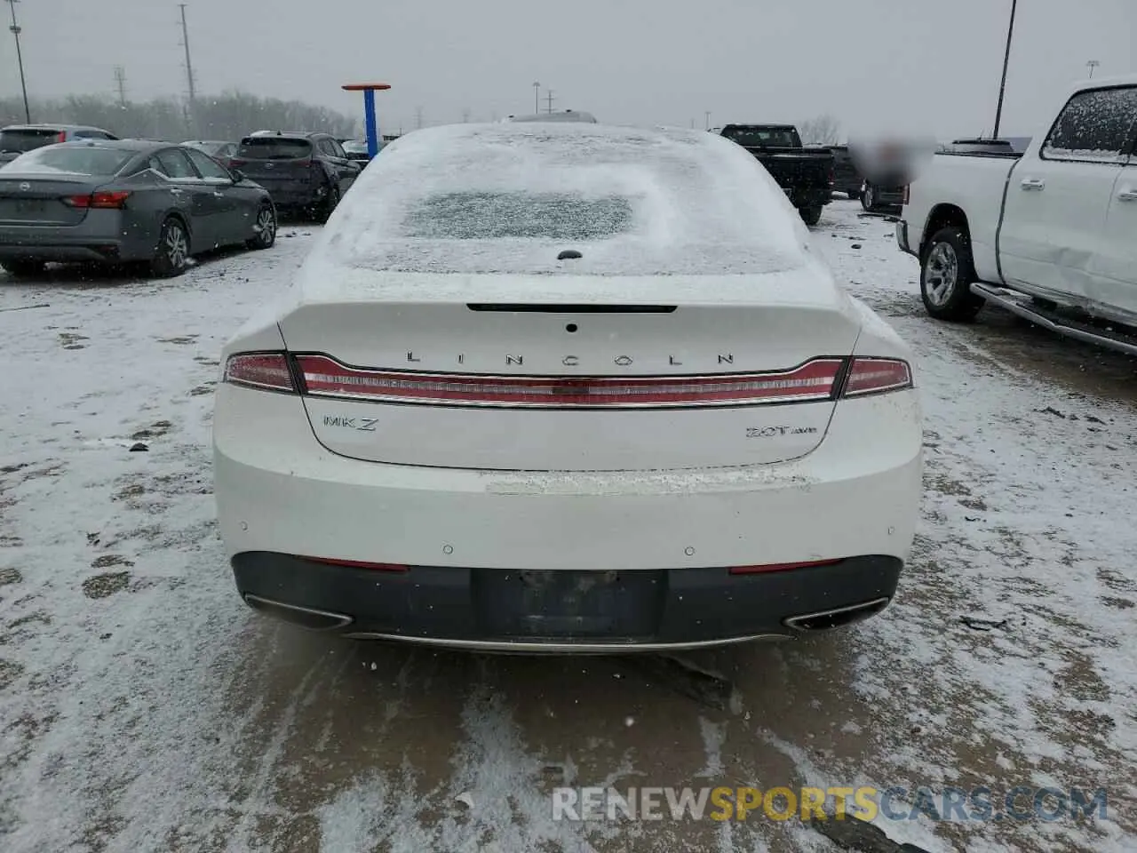 6 fotografías del automóvil dañado 3LN6L5F99LR603453 LINCOLN MKZ 2020