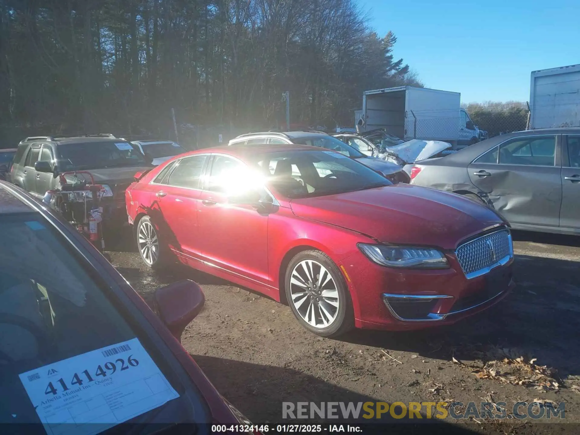 14 fotografías del automóvil dañado 3LN6L5F99LR617658 LINCOLN MKZ 2020