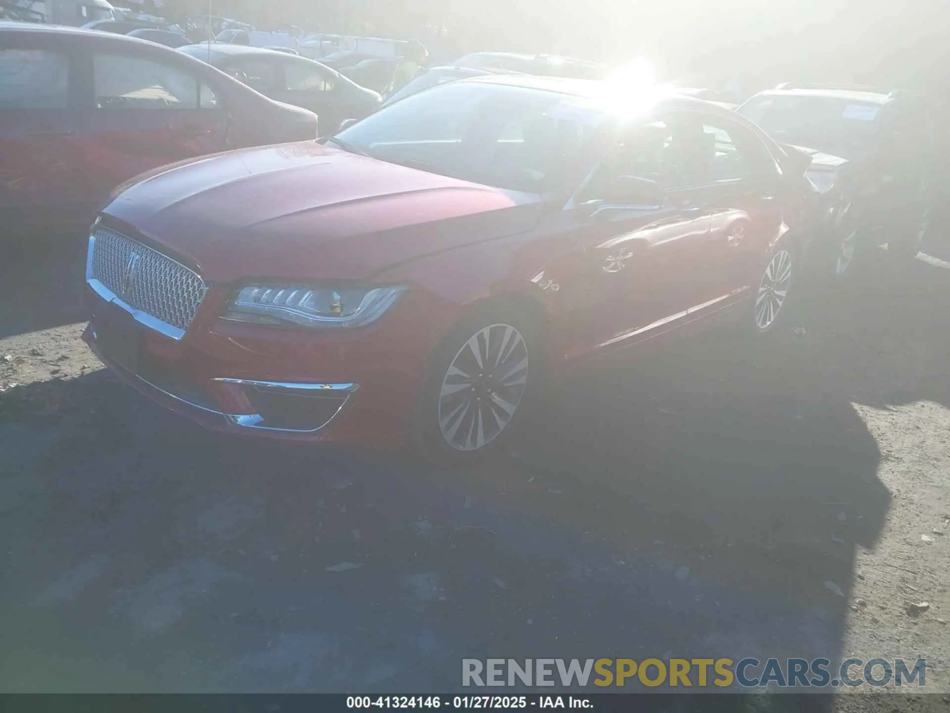 2 fotografías del automóvil dañado 3LN6L5F99LR617658 LINCOLN MKZ 2020