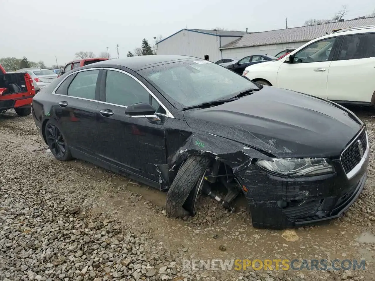 4 fotografías del automóvil dañado 3LN6L5FC1LR615334 LINCOLN MKZ 2020