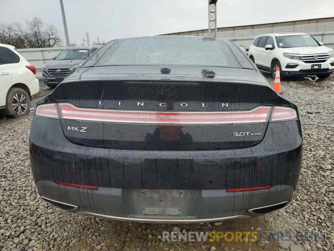 6 fotografías del automóvil dañado 3LN6L5FC1LR615334 LINCOLN MKZ 2020