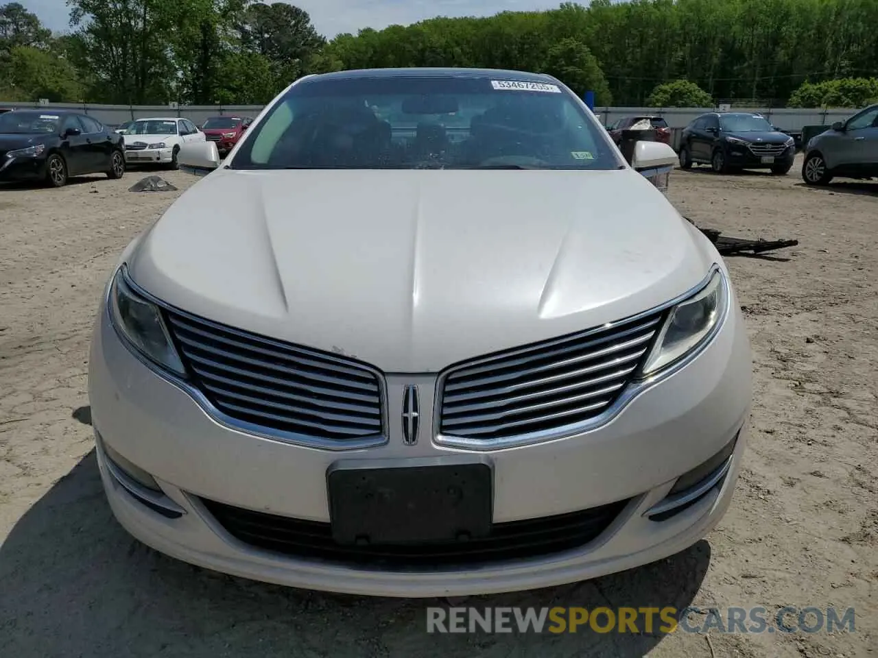 5 fotografías del automóvil dañado 3LN6L2G99DR819818 LINCOLN MKZ 2024