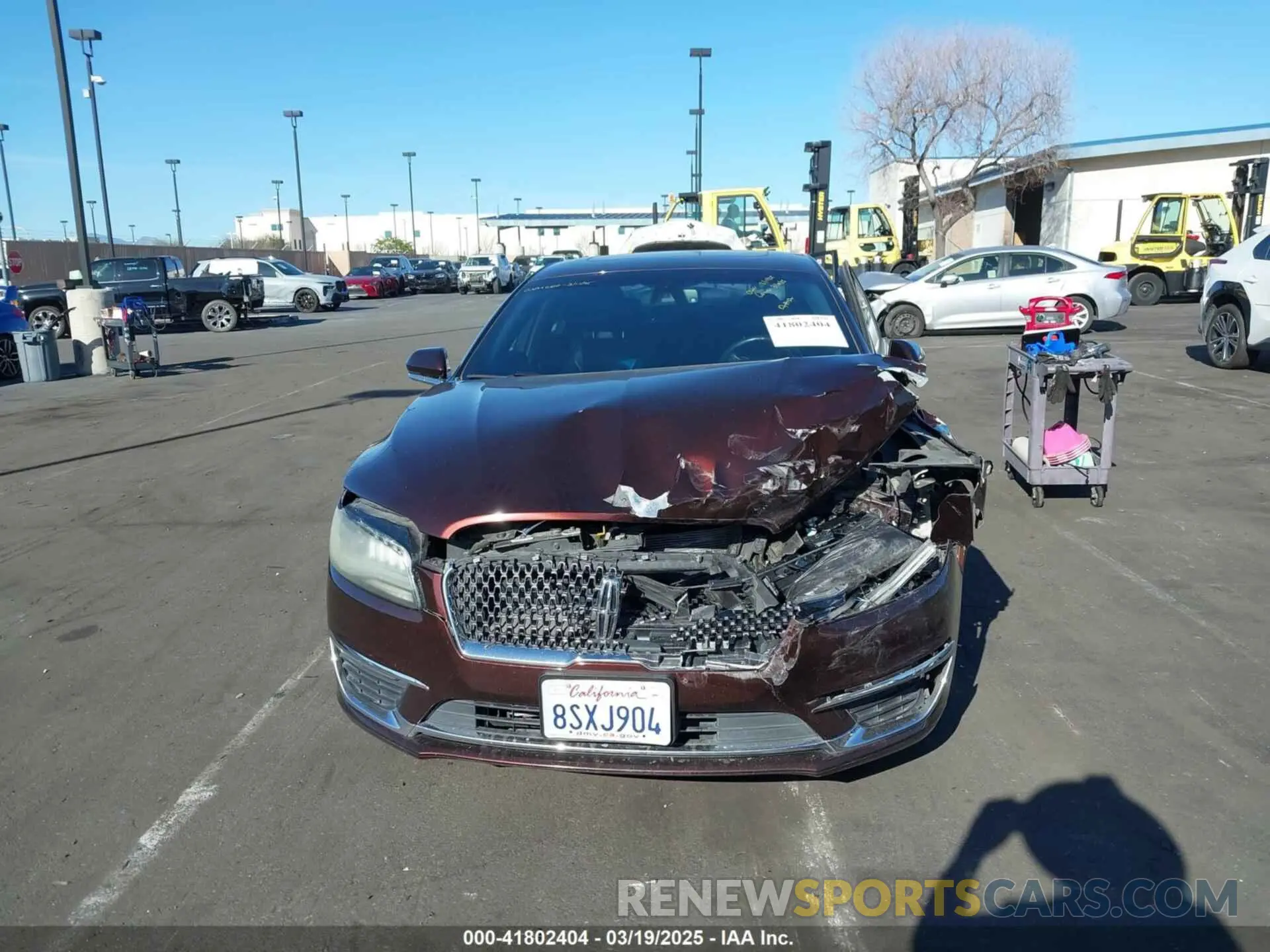 13 fotografías del automóvil dañado 3LN6L5LU4KR621656 LINCOLN MKZ HYBRID 2019