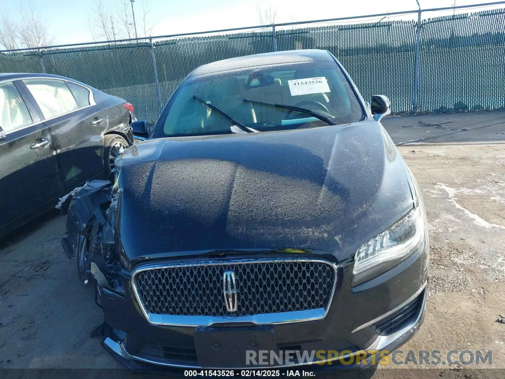 12 fotografías del automóvil dañado 3LN6L5LU6KR607130 LINCOLN MKZ HYBRID 2019