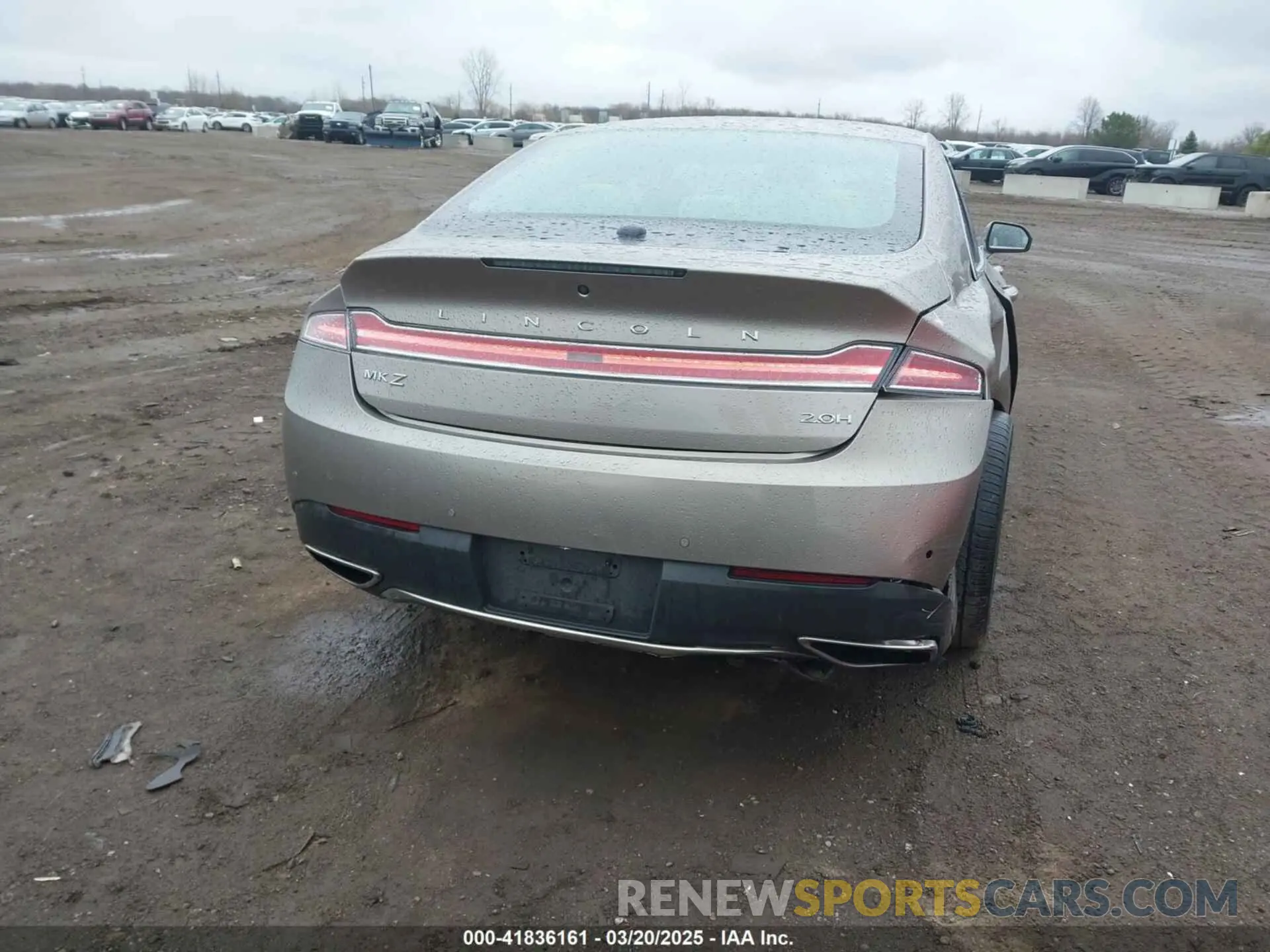 16 fotografías del automóvil dañado 3LN6L5LU7KR622008 LINCOLN MKZ HYBRID 2019