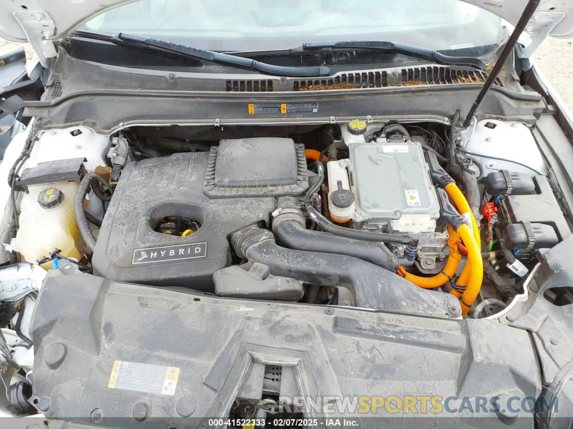 10 fotografías del automóvil dañado 3LN6L5MU1KR631351 LINCOLN MKZ HYBRID 2019