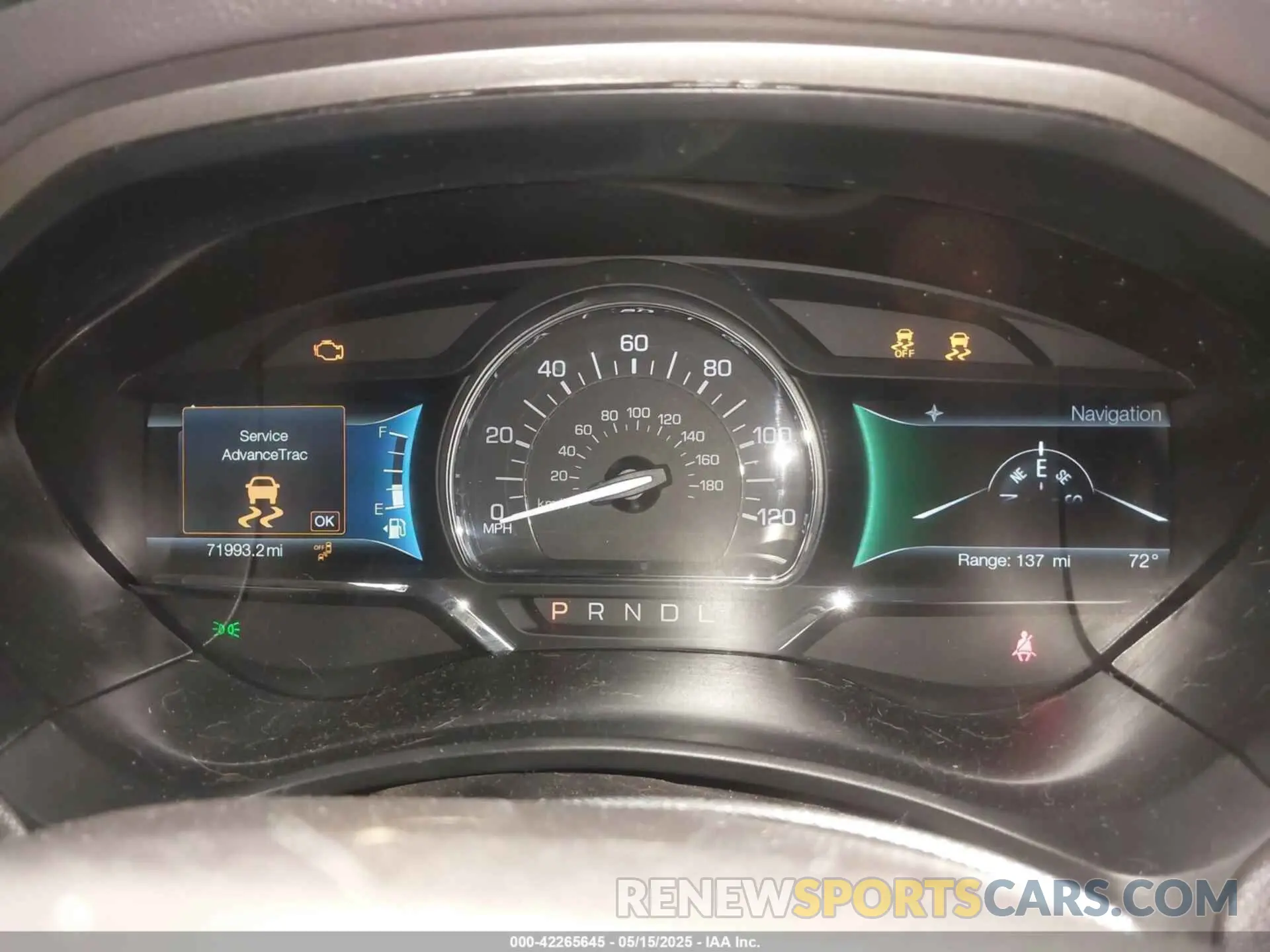 7 fotografías del automóvil dañado 3LN6L5MU3KR618696 LINCOLN MKZ HYBRID 2019
