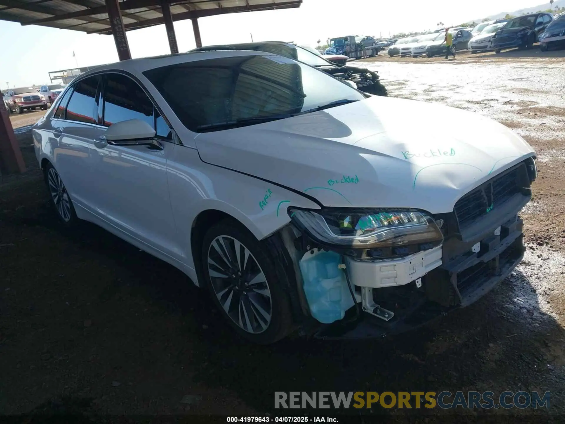 1 fotografías del automóvil dañado 3LN6L5MU8KR608469 LINCOLN MKZ HYBRID 2019