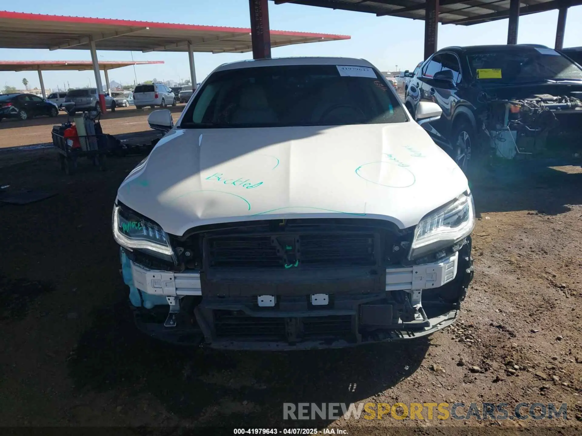 6 fotografías del automóvil dañado 3LN6L5MU8KR608469 LINCOLN MKZ HYBRID 2019