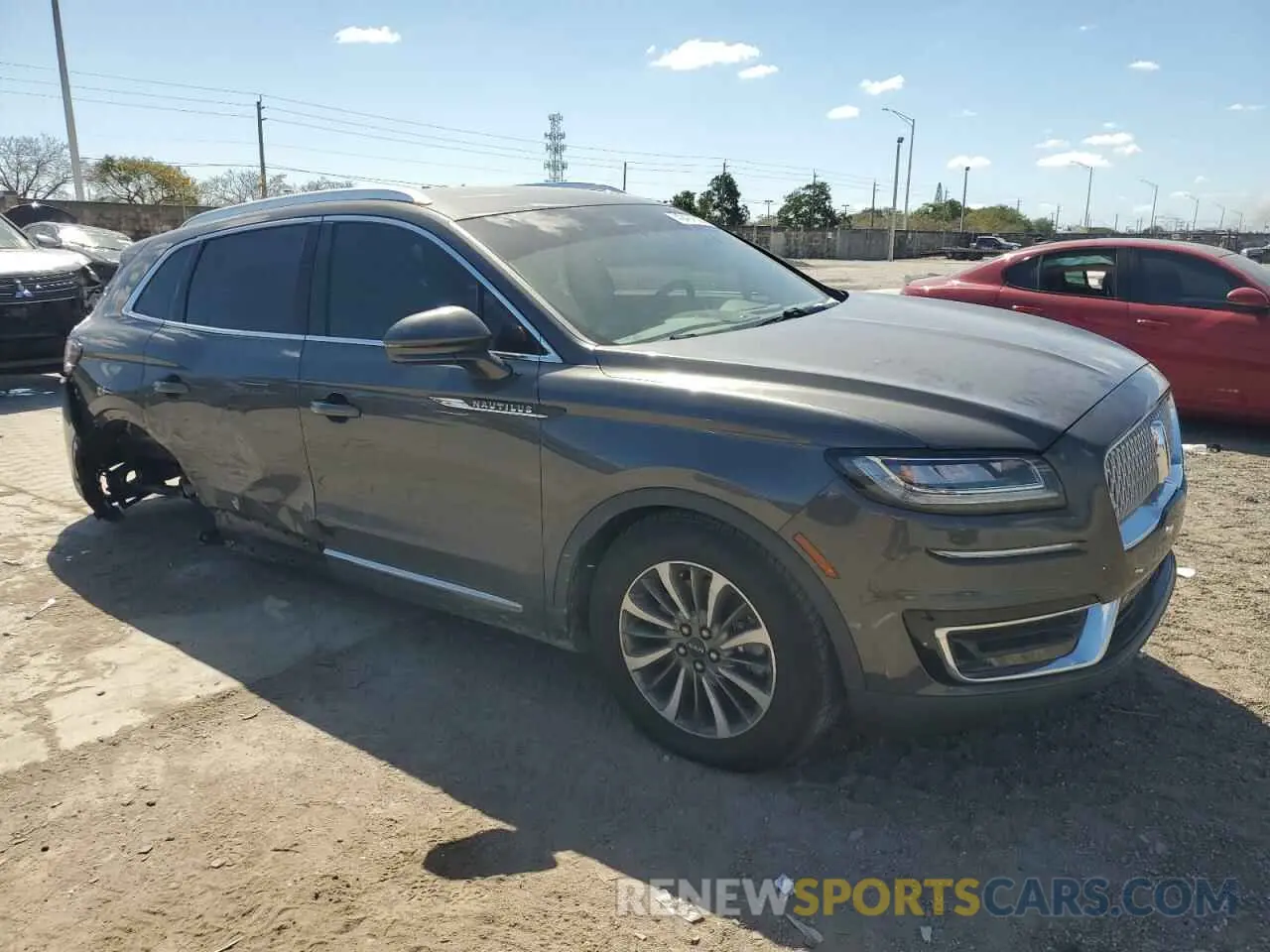 4 fotografías del automóvil dañado 2LMPJ6K90KBL25260 LINCOLN NAUTILUS 2019