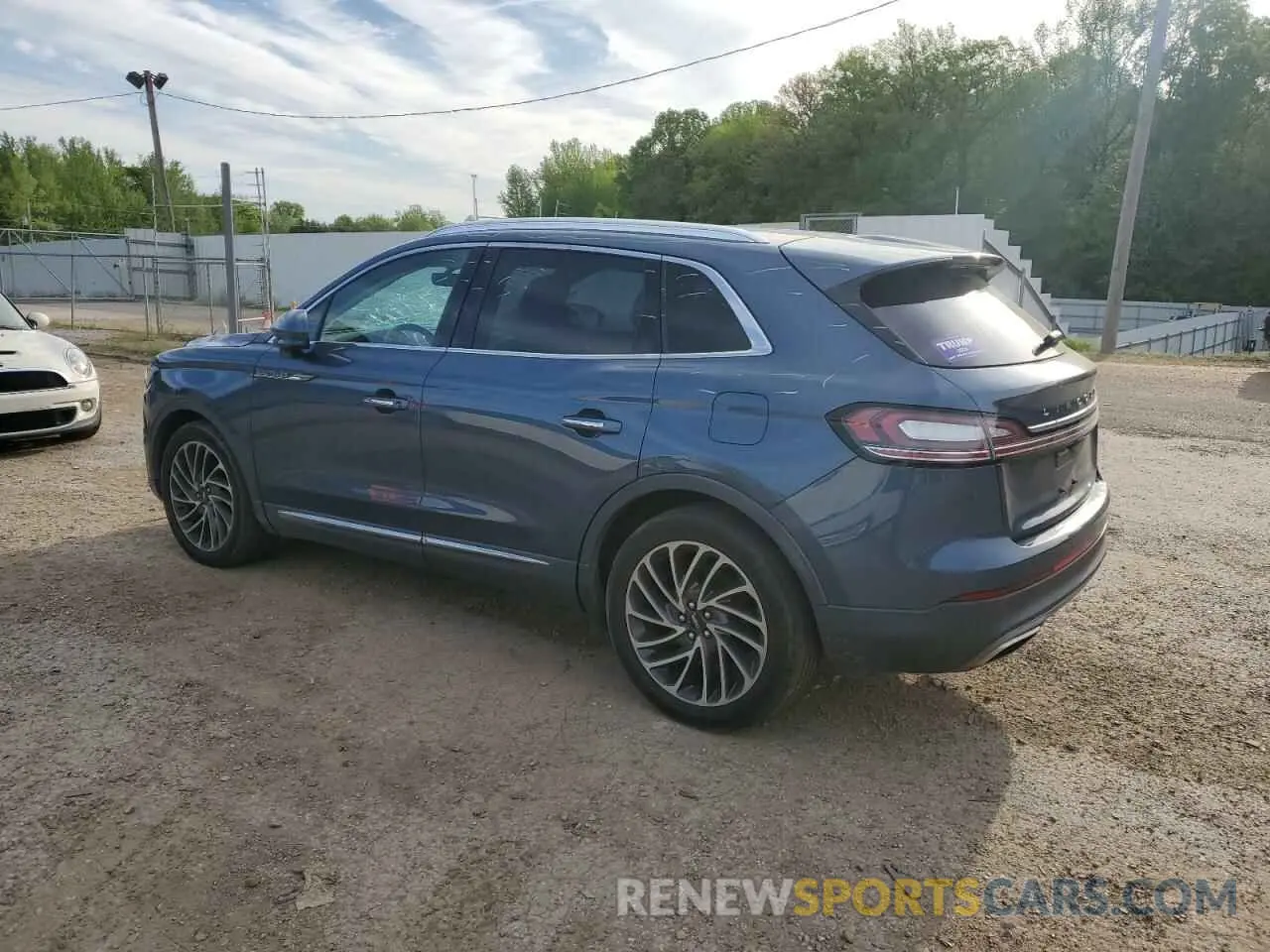 2 fotografías del automóvil dañado 2LMPJ6L96KBL18117 LINCOLN NAUTILUS 2019