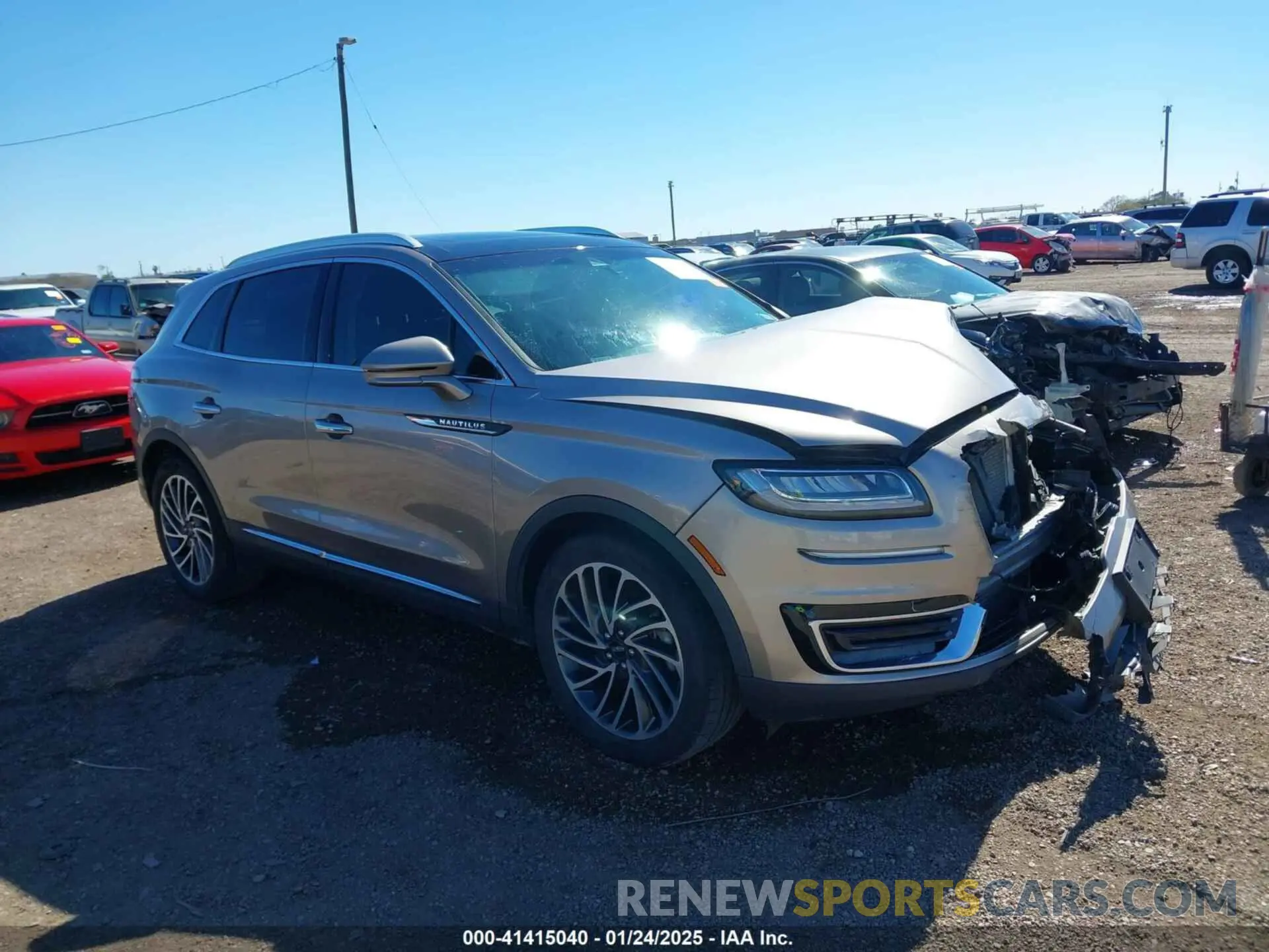 13 fotografías del automóvil dañado 2LMPJ6L96KBL31417 LINCOLN NAUTILUS 2019