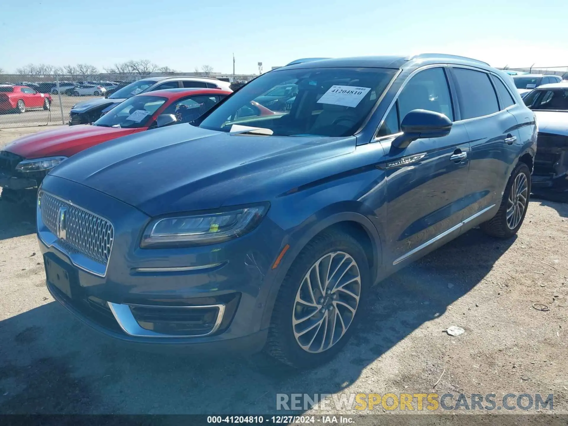 2 fotografías del automóvil dañado 2LMPJ6LP3KBL51283 LINCOLN NAUTILUS 2019