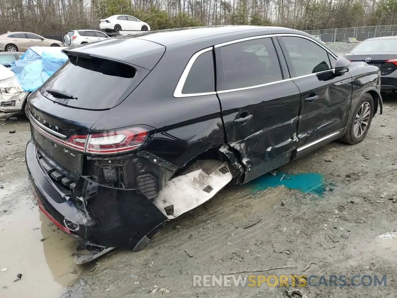 3 fotografías del automóvil dañado 2LMPJ8K93KBL16726 LINCOLN NAUTILUS 2019