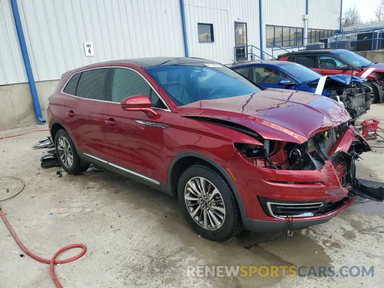 4 fotografías del automóvil dañado 2LMPJ8K98KBL13790 LINCOLN NAUTILUS 2019