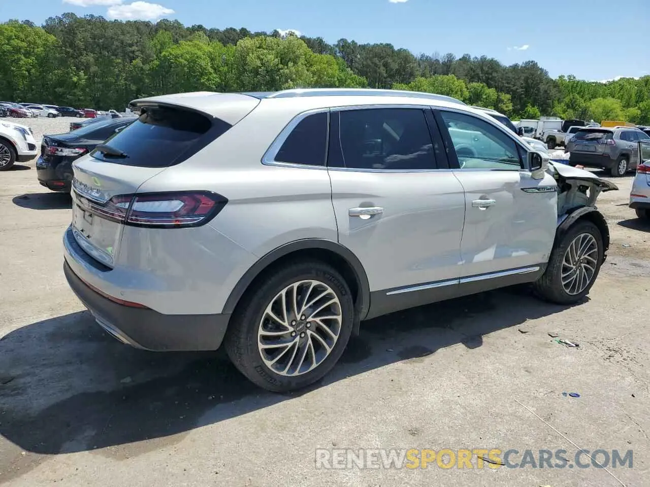 3 fotografías del automóvil dañado 2LMPJ6K93LBL34018 LINCOLN NAUTILUS 2020