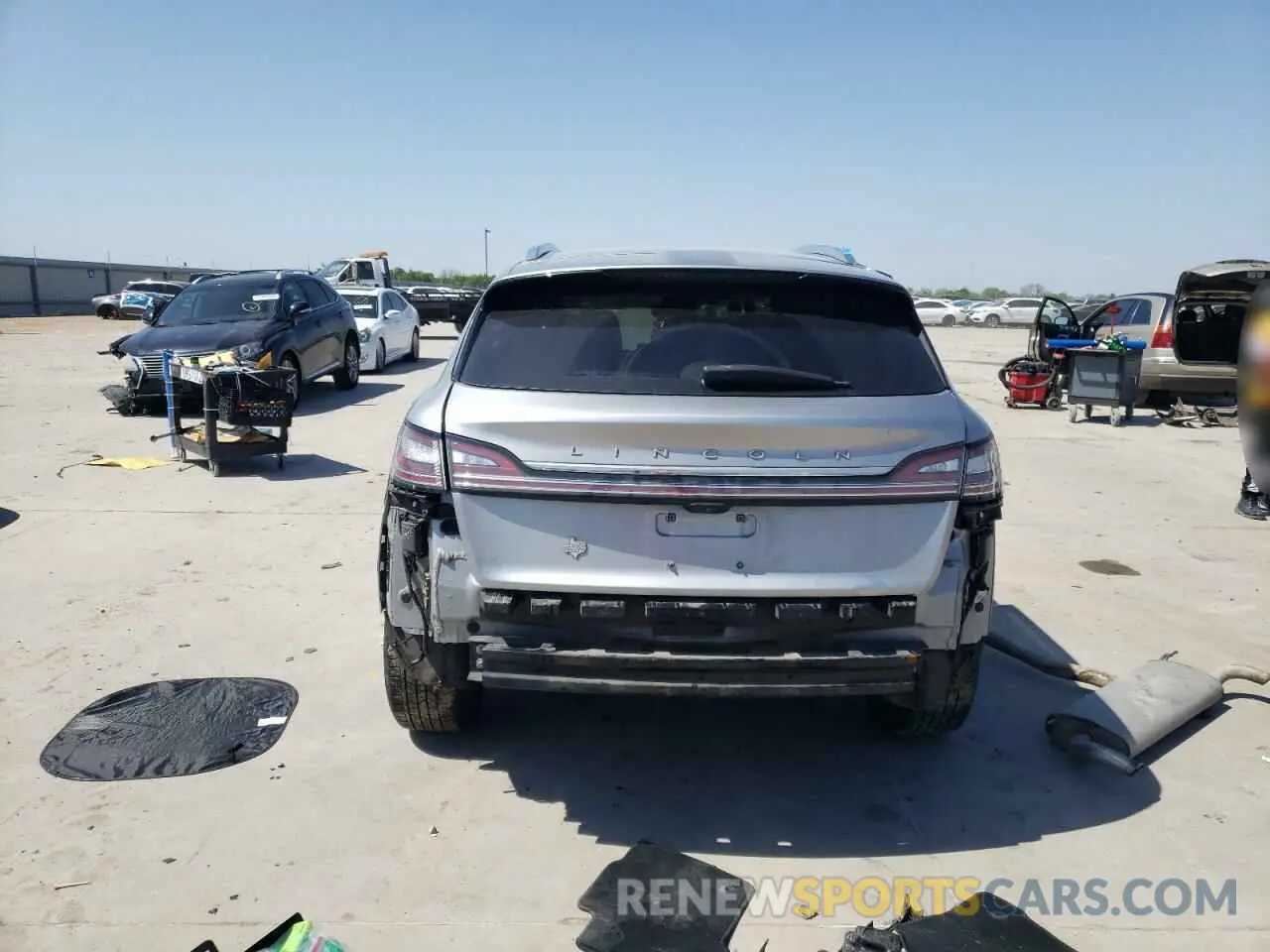 6 fotografías del automóvil dañado 2LMPJ6J98MBL10526 LINCOLN NAUTILUS 2021