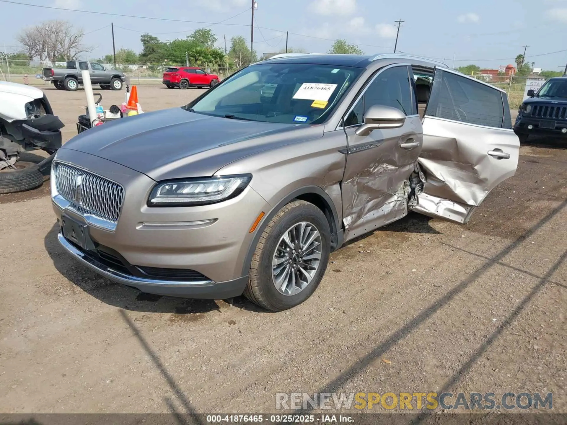 2 fotografías del automóvil dañado 2LMPJ6K94MBL06570 LINCOLN NAUTILUS 2021