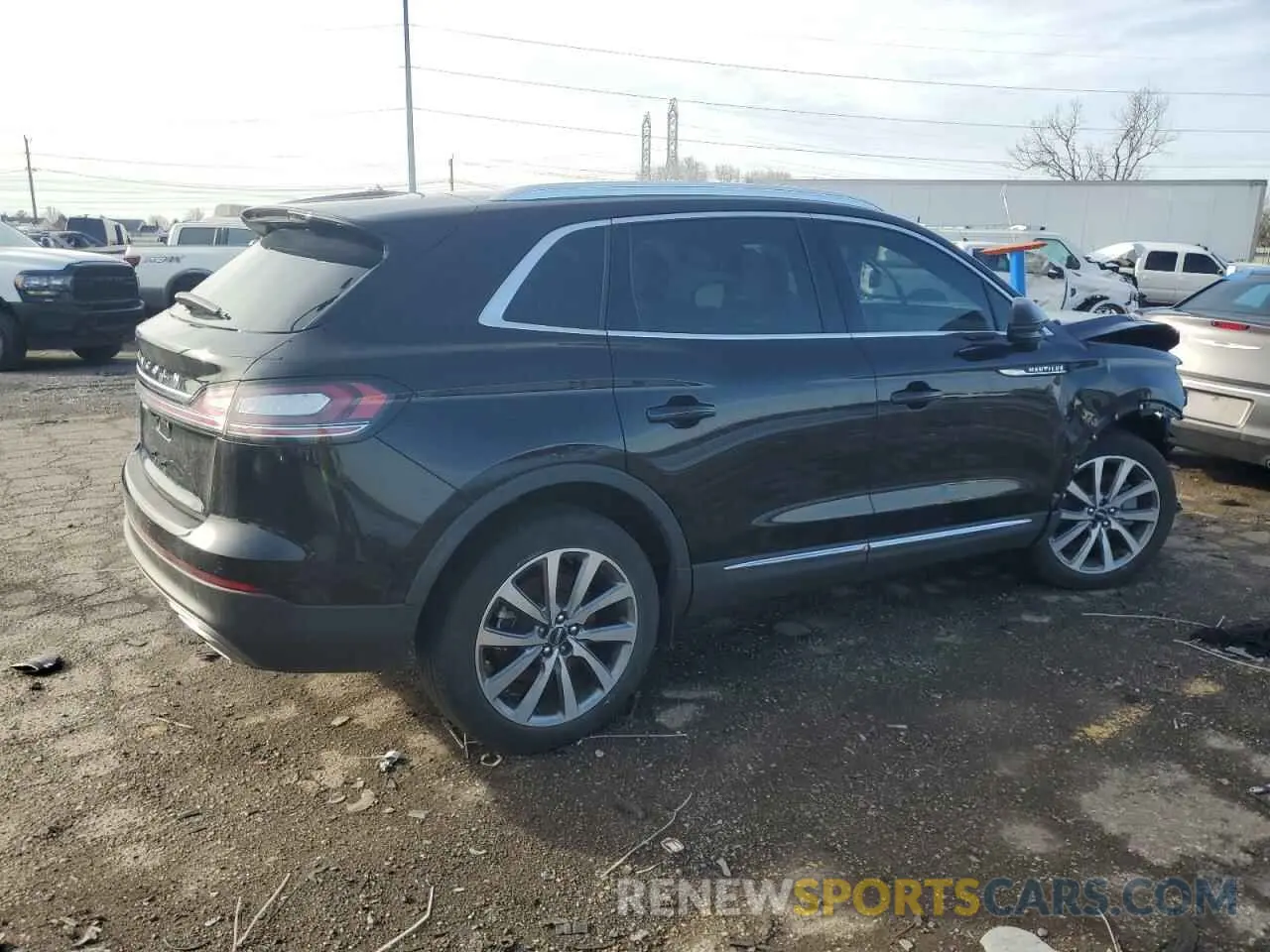 3 fotografías del automóvil dañado 2LMPJ8K90MBL18453 LINCOLN NAUTILUS 2021