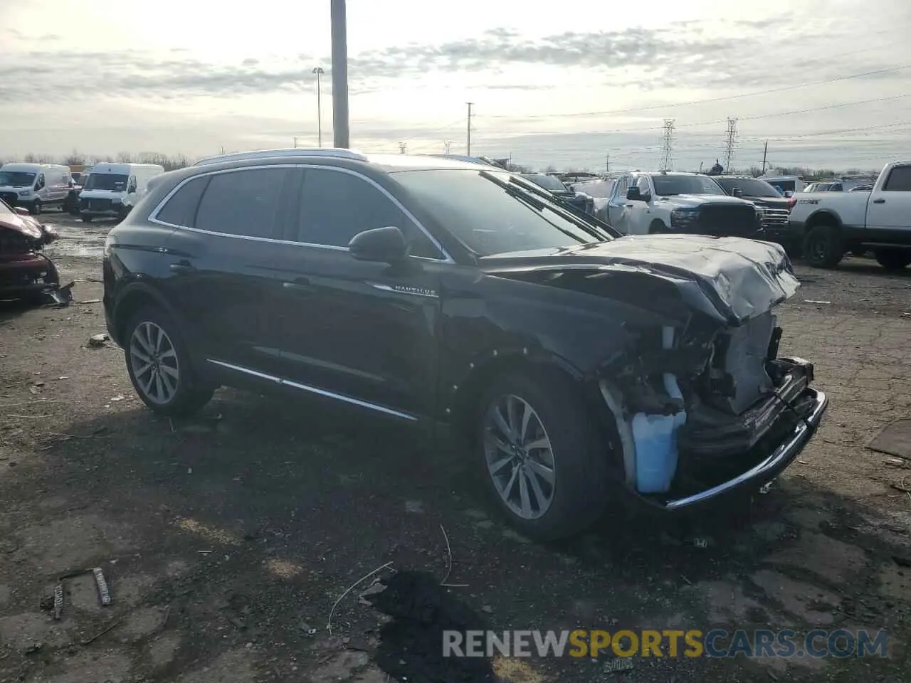 4 fotografías del automóvil dañado 2LMPJ8K90MBL18453 LINCOLN NAUTILUS 2021