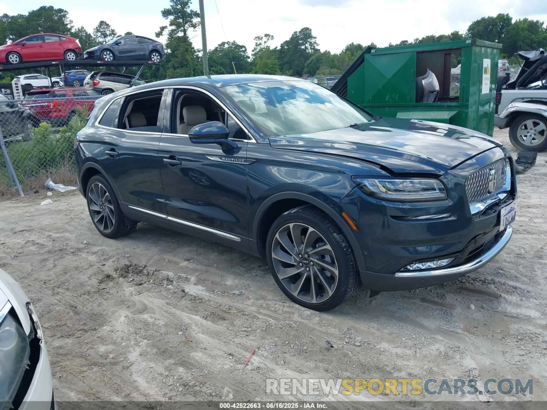 1 fotografías del automóvil dañado 2LMPJ8KP9MBL16019 LINCOLN NAUTILUS 2021