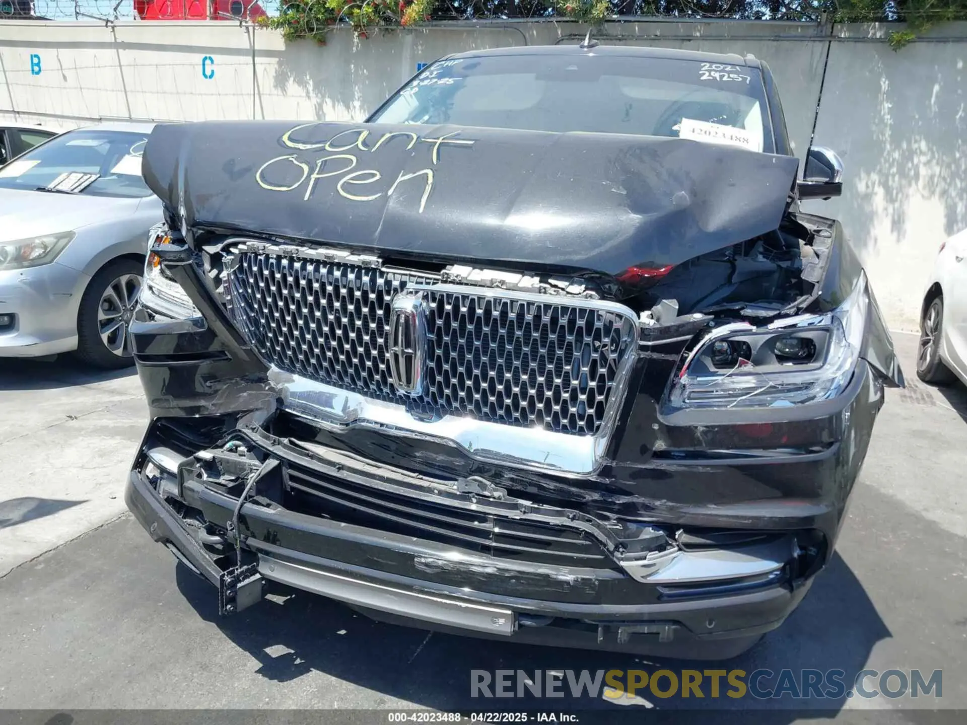 6 fotografías del automóvil dañado 5LMJJ3TTXMEL02695 LINCOLN NAVIGATOR 2021