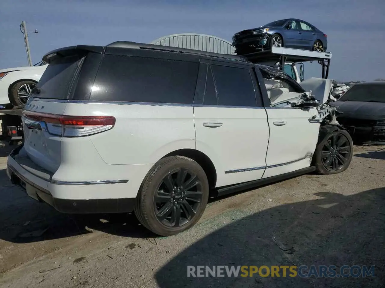3 fotografías del automóvil dañado 5LMJJ2TT6NEL02298 LINCOLN NAVIGATOR 2022