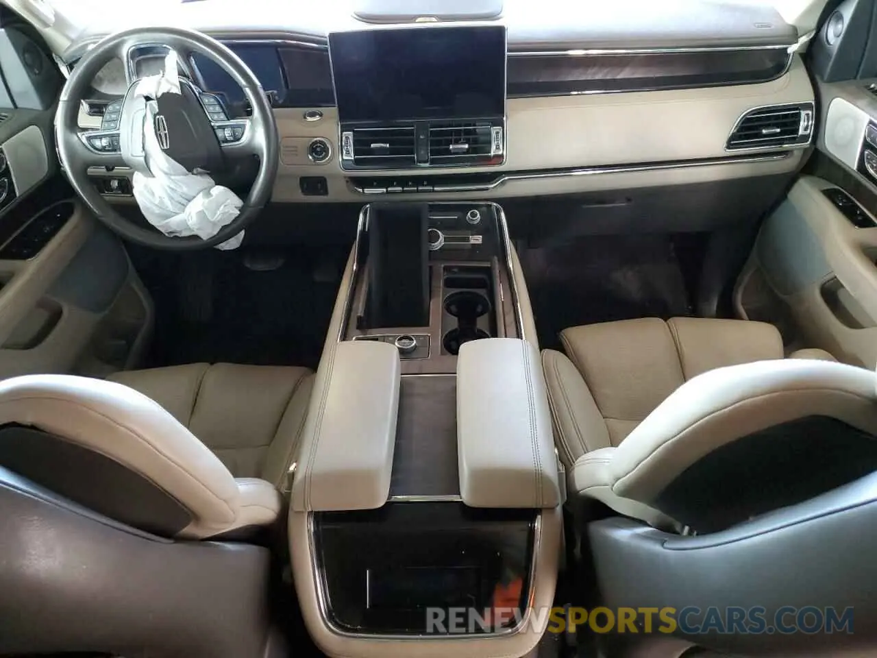 8 fotografías del automóvil dañado 5LMJJ3LT4NEL04511 LINCOLN NAVIGATOR 2022