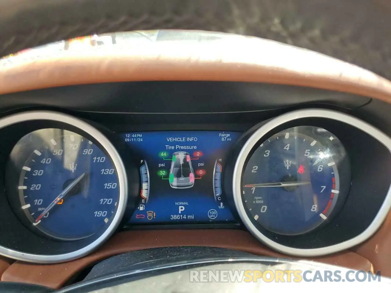 9 fotografías del automóvil dañado ZAM57YTL2K1309855 MASERATI ALL MODELS 2019