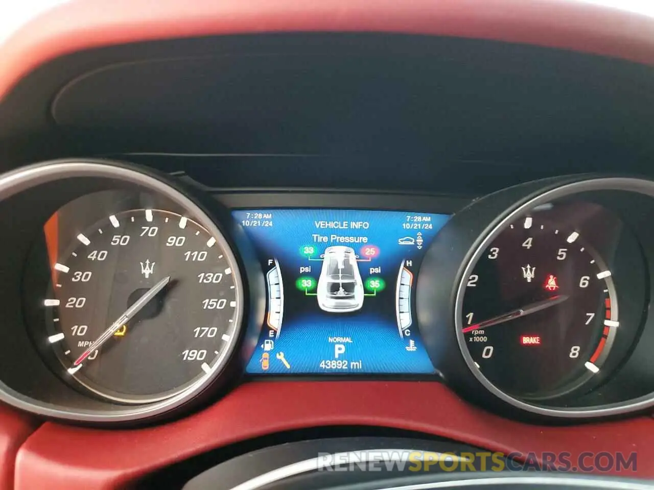 9 fotografías del automóvil dañado ZN661XUA3KX322627 MASERATI ALL MODELS 2019