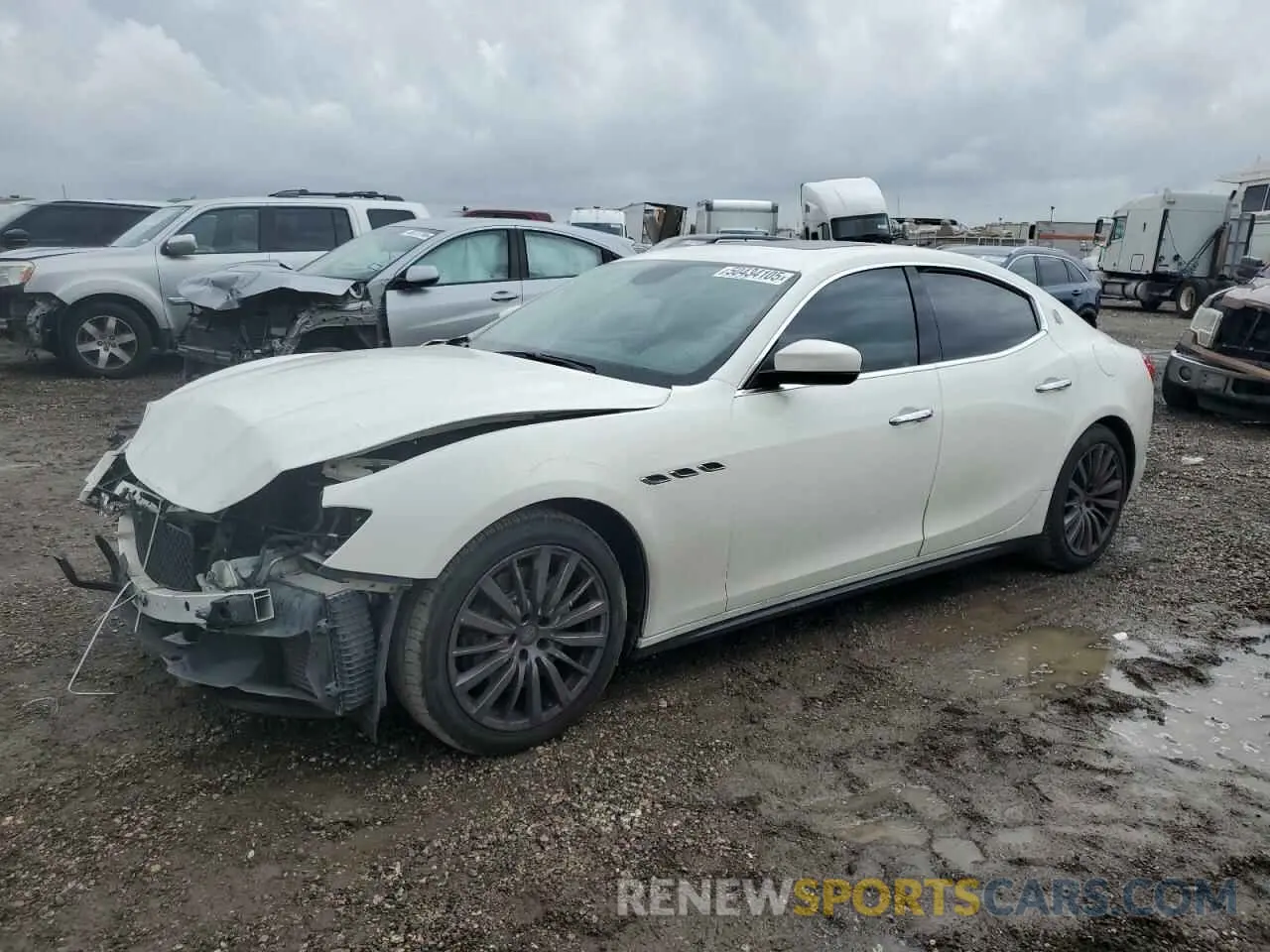 1 fotografías del automóvil dañado ZAM57YTAXL1345101 MASERATI ALL MODELS 2020