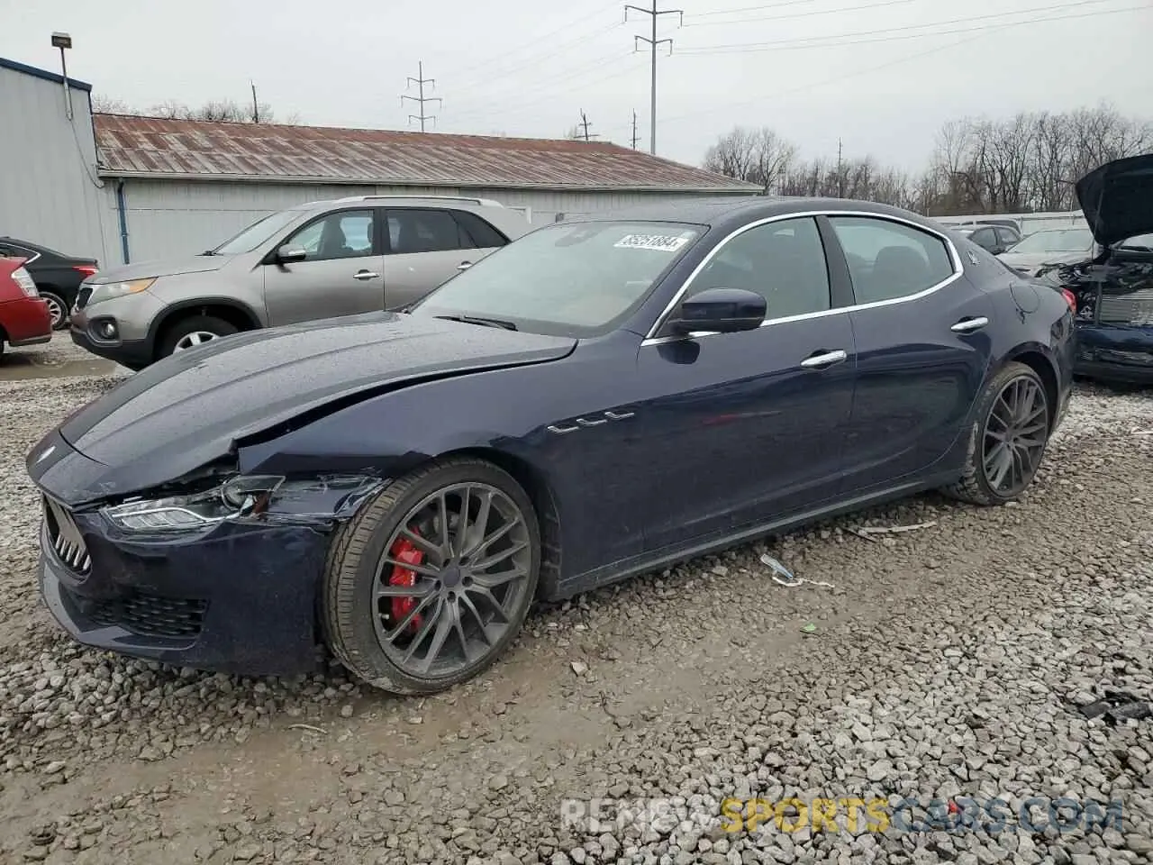 1 fotografías del automóvil dañado ZAM57YTA8M1364330 MASERATI ALL MODELS 2021