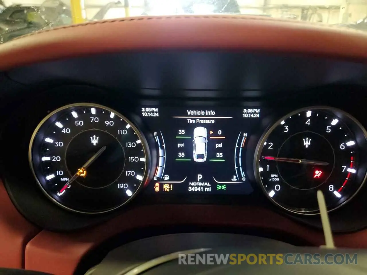 9 fotografías del automóvil dañado ZAM57YTS0M1365710 MASERATI ALL MODELS 2021