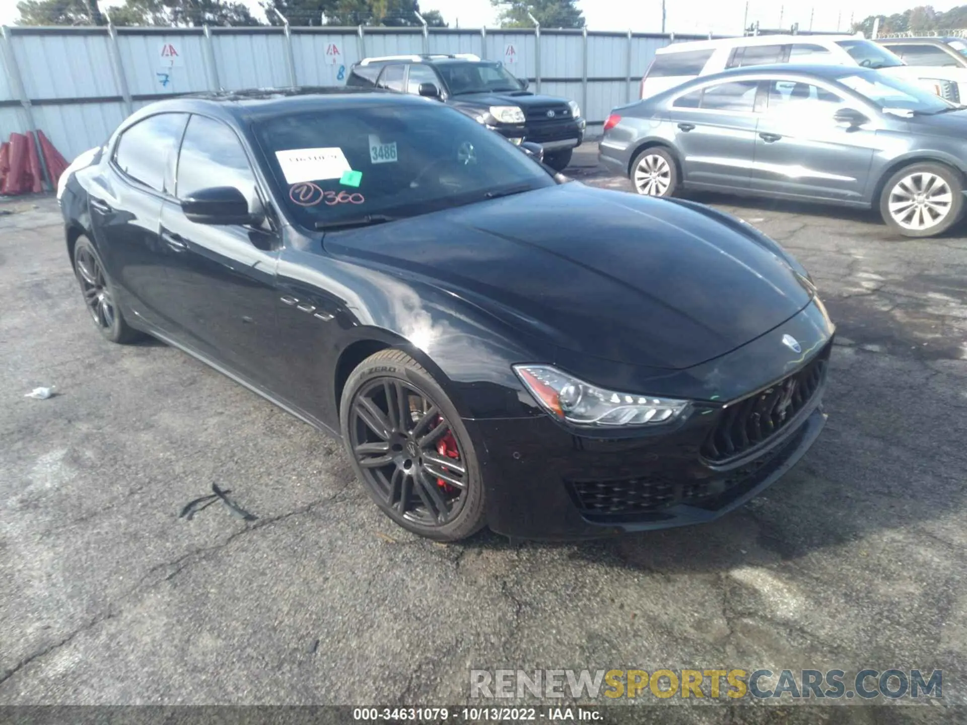 1 fotografías del automóvil dañado ZAM57YSA0K1317193 MASERATI GHIBLI 2019