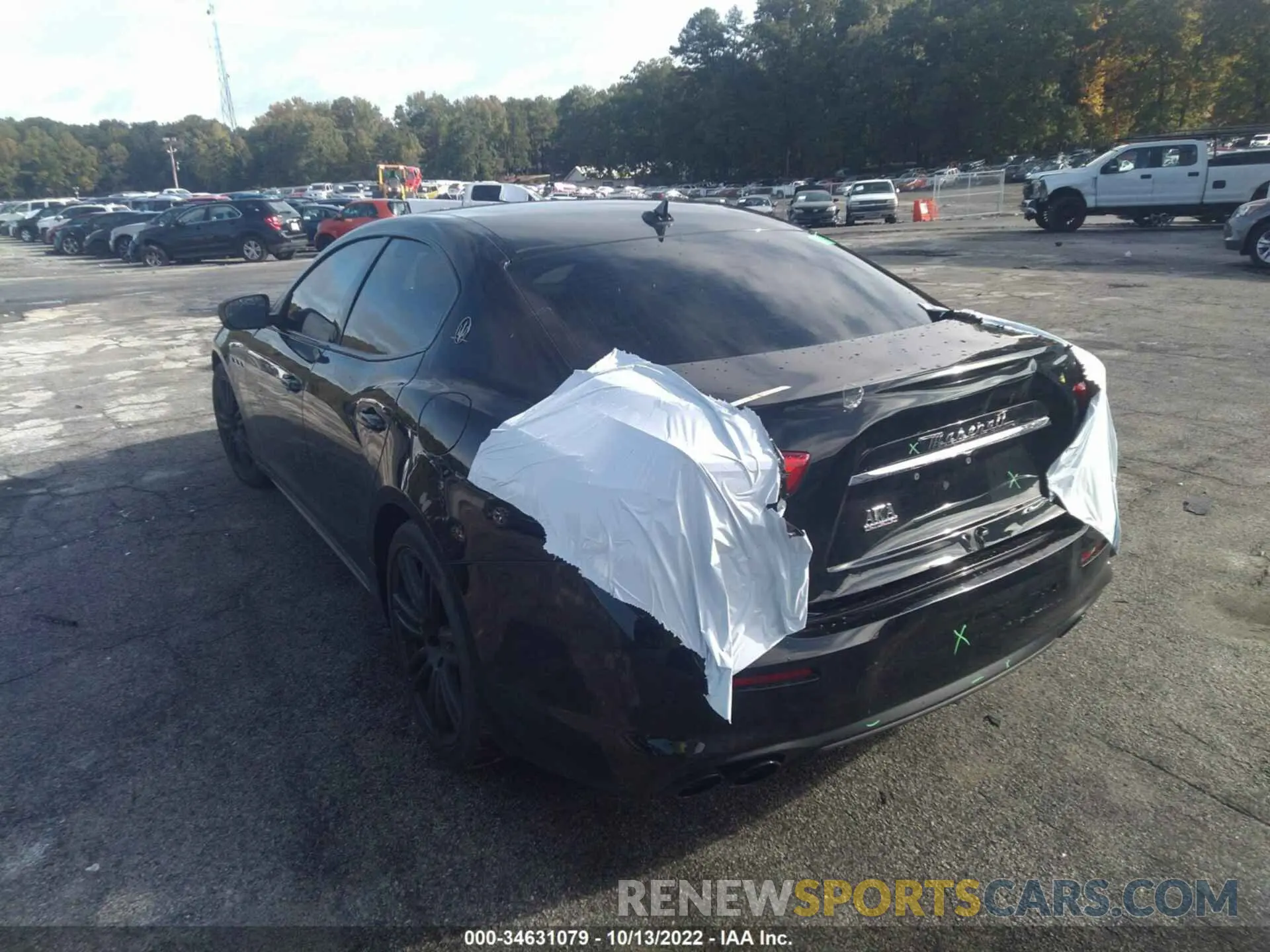 3 fotografías del automóvil dañado ZAM57YSA0K1317193 MASERATI GHIBLI 2019