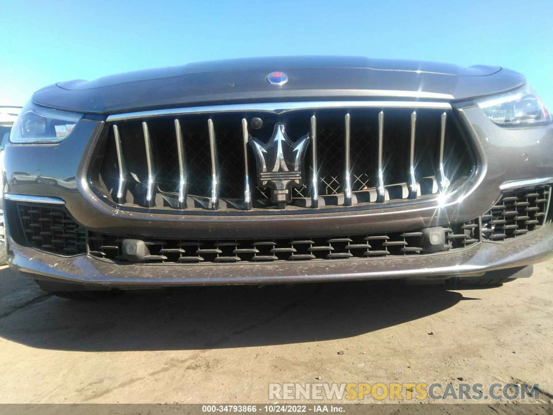 6 fotografías del automóvil dañado ZAM57YSL6K1338602 MASERATI GHIBLI 2019