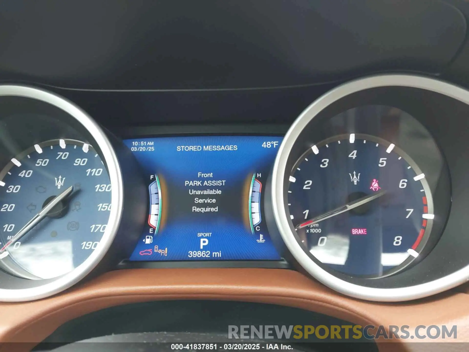 7 fotografías del automóvil dañado ZAM57YTA2K1315430 MASERATI GHIBLI 2019