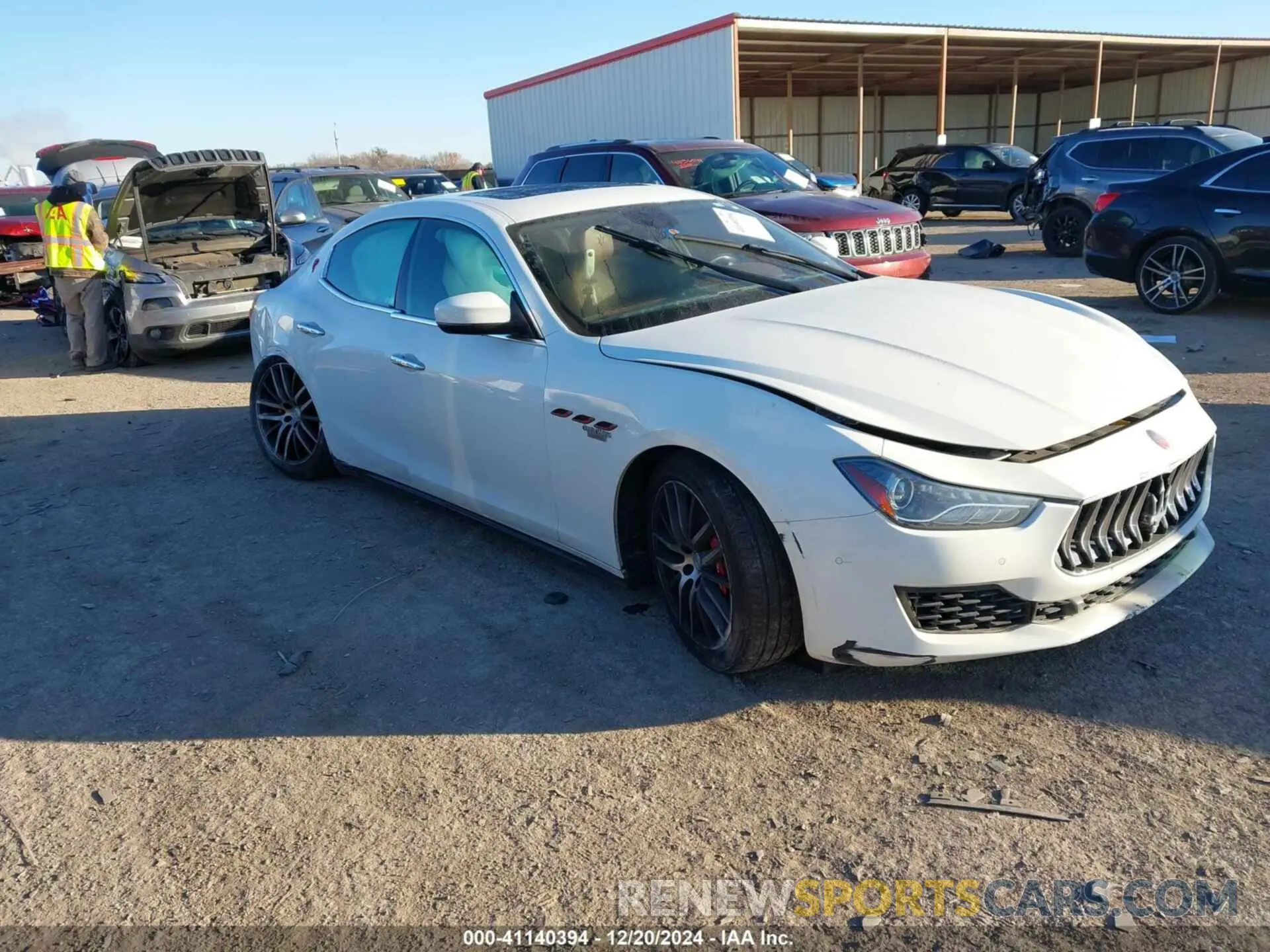 1 fotografías del automóvil dañado ZAM57YTA5K1316037 MASERATI GHIBLI 2019