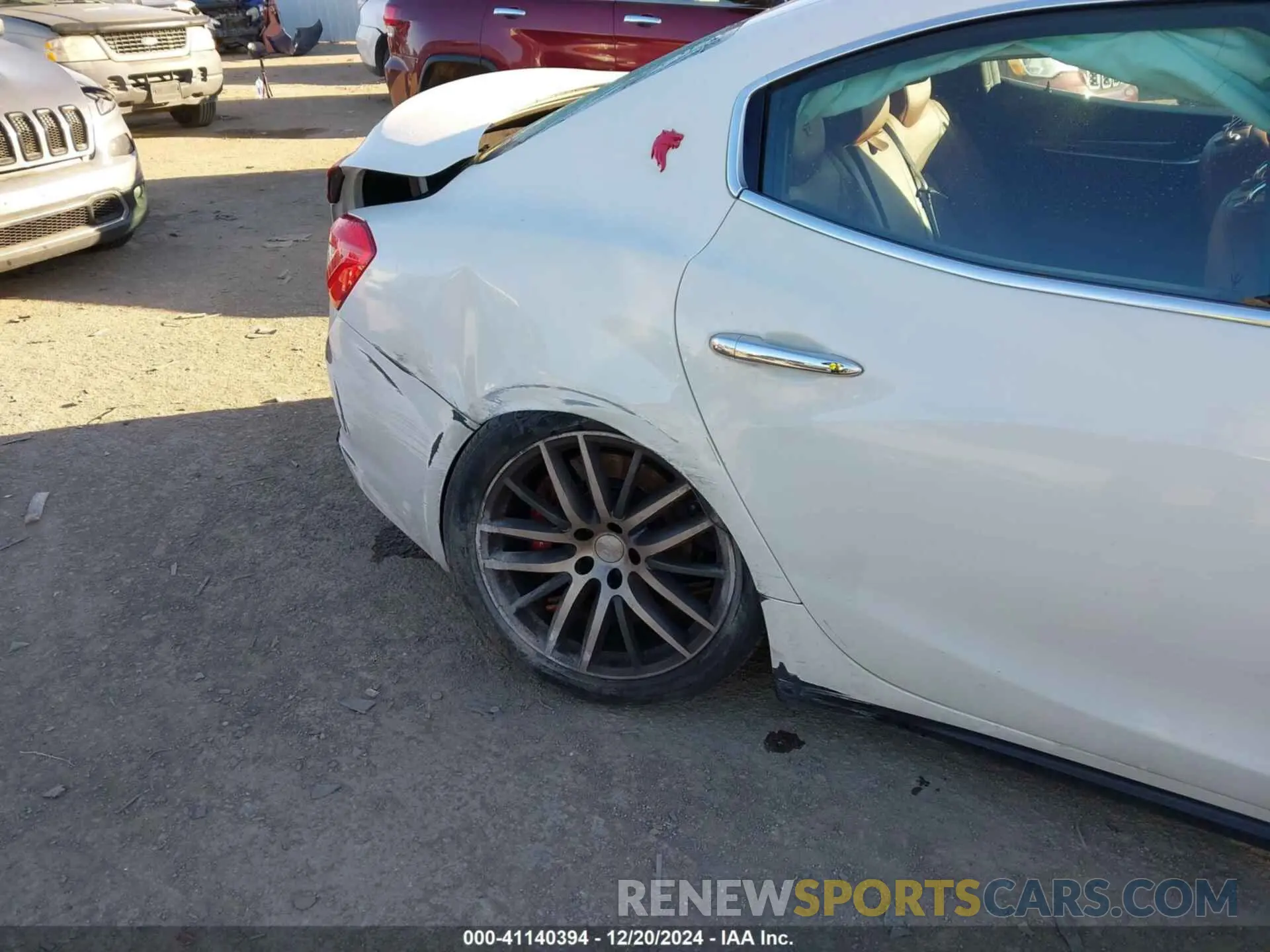 6 fotografías del automóvil dañado ZAM57YTA5K1316037 MASERATI GHIBLI 2019