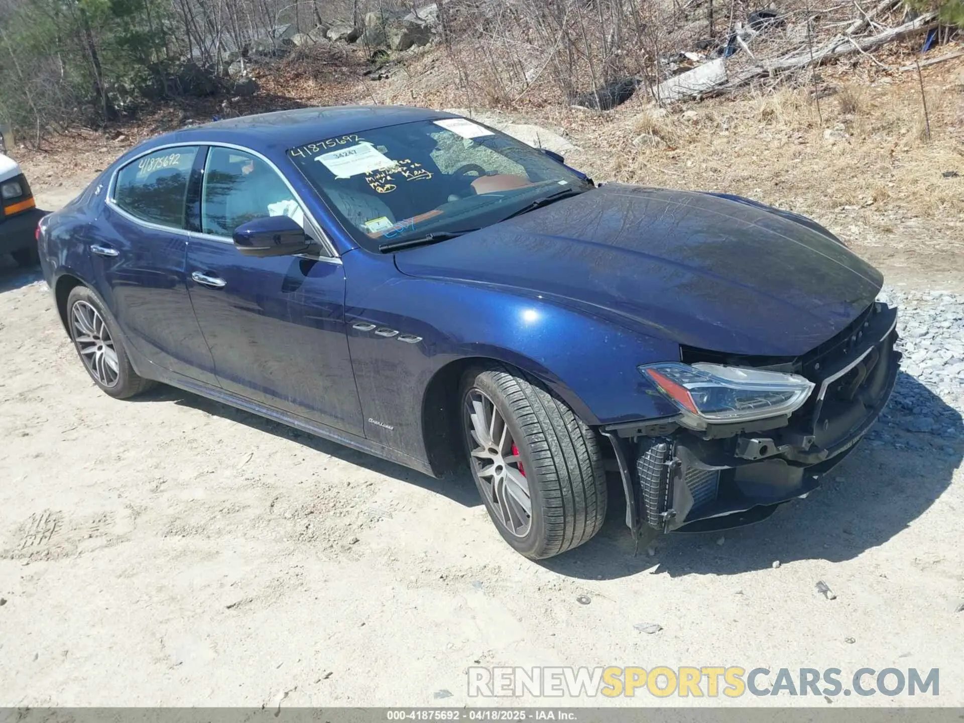 1 fotografías del automóvil dañado ZAM57YTLXK1338200 MASERATI GHIBLI 2019