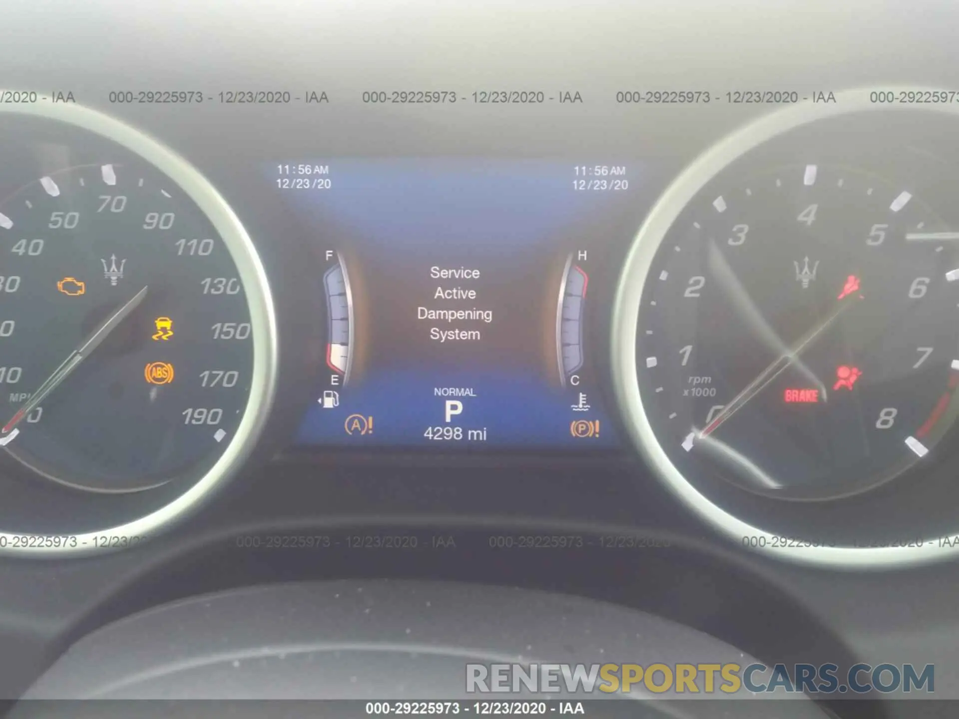 7 fotografías del automóvil dañado ZAM57YTS1K1340151 MASERATI GHIBLI 2019