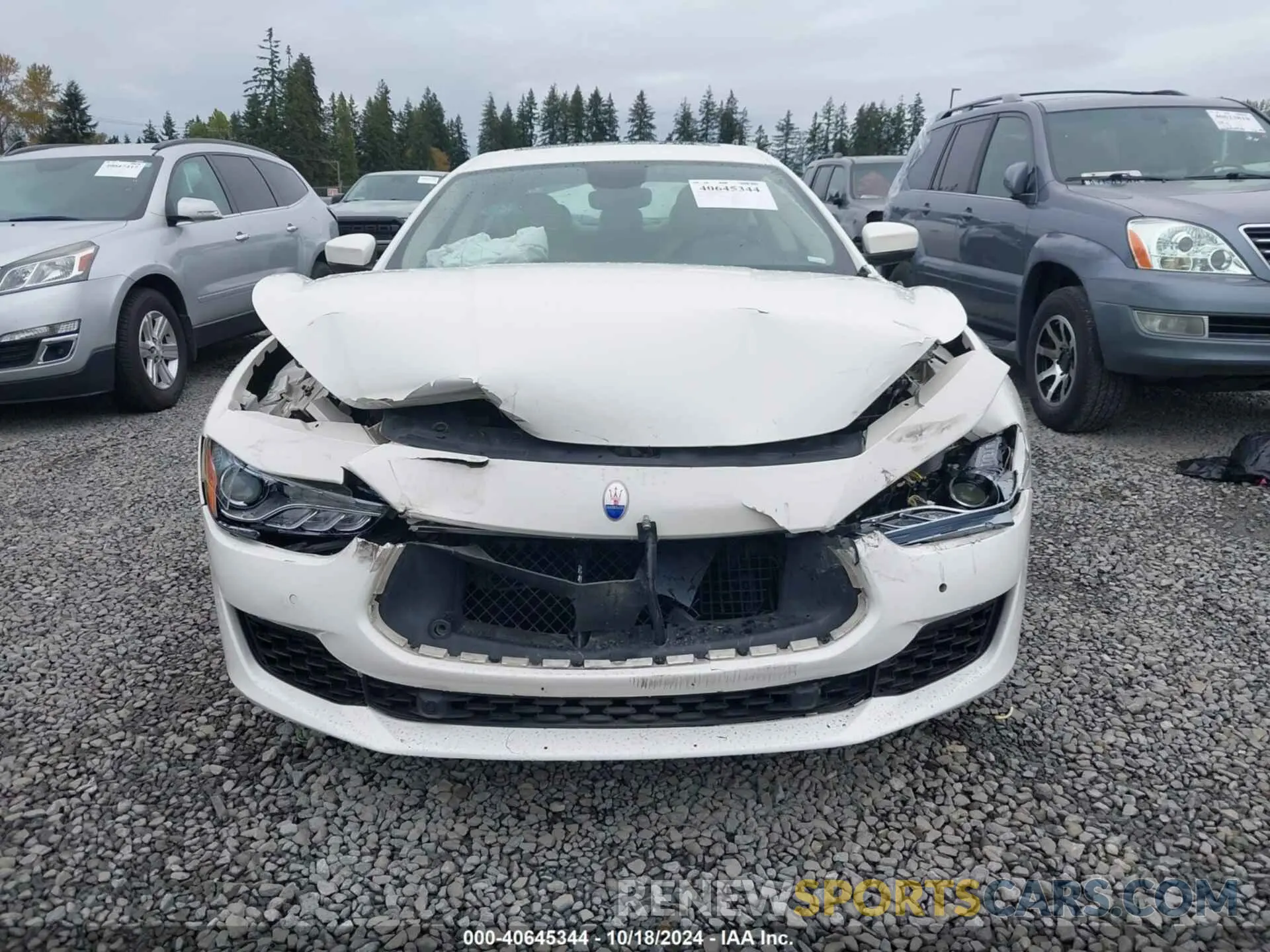 6 fotografías del automóvil dañado ZAM57XSA4L1344425 MASERATI GHIBLI 2020